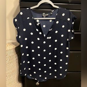 Polka dot blouse